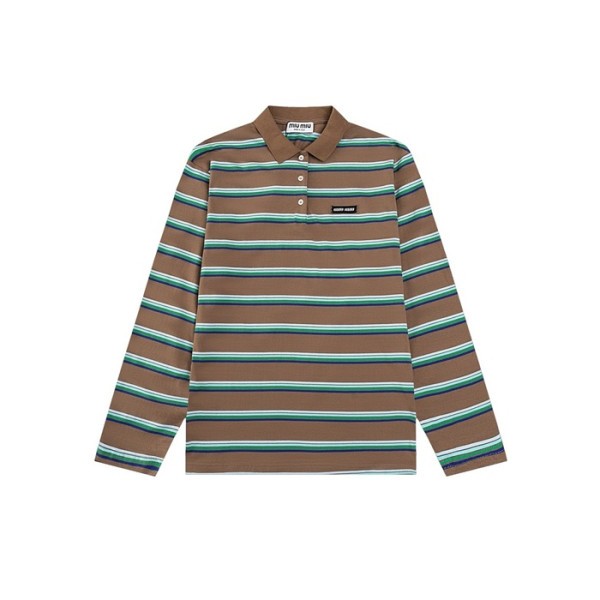 ✨미우미우 여성 폴로 긴팔티 - Miumiu Womens Polo Tshirt - miu1596x