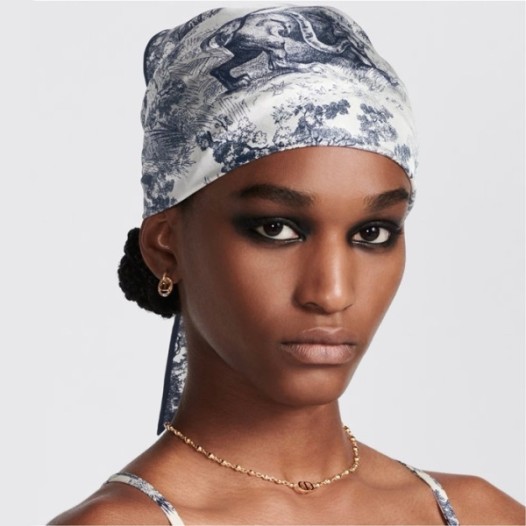 ❤디올 여성 블루 스카프 - Dior Womens Blue Scarf - acc2325x