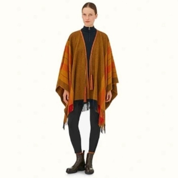 ✨에르메스 여성 카멜 판쵸 - Hermes Womens Camel Pancho - acc2326x