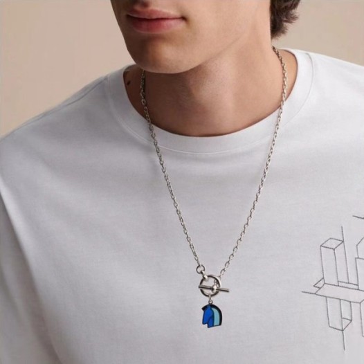 ❤에르메스 남성 골드 네크리스 - Hermes Mens Gold Necklace - acc2331x