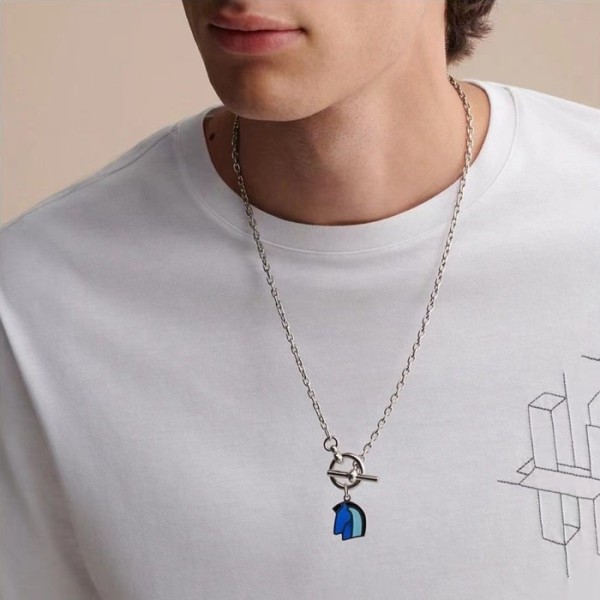 ✨에르메스 남성 골드 네크리스 - Hermes Mens Gold Necklace - acc2331x