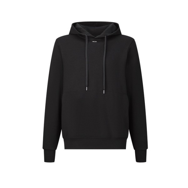 ✨프라다 남성 블랙 후드티 - Prada Mens Black Hoodie - prc1820x