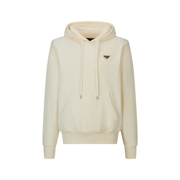 ✨프라다 남성 아이보리 후드티 - Prada Mens Ivory Hoodie - prc1827x