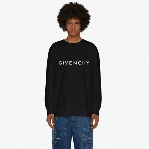 ✨지방시 남성 블랙 맨투맨 - Givenchy Mens Black Tshirts - gic1841x