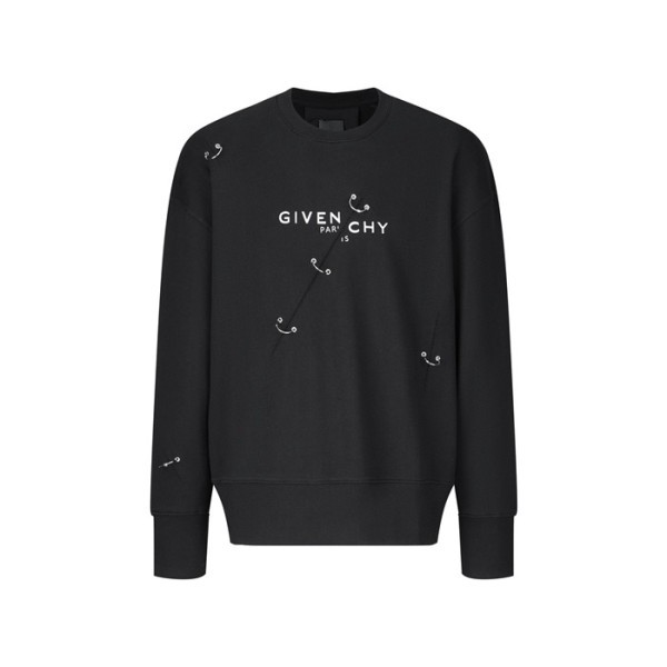 ✨지방시 남성 블랙 맨투맨 - Givenchy Mens Black Tshirts - gic1845x