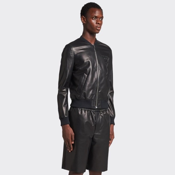 ✨프라다 남성 폴로 가죽 자켓 - Prada Mens Polo Jackets - prc1867x