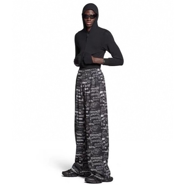 ✨발렌시아가 남성 블랙 팬츠 - Balenciaga Mens Black Pants - bac1892x