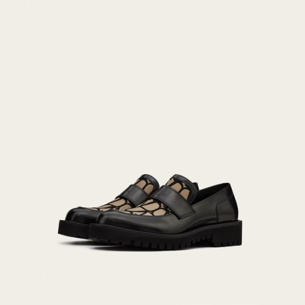 ✨발렌티노 남성 블랙 로퍼 - Valentino Mens Black Loafer - vas1384x