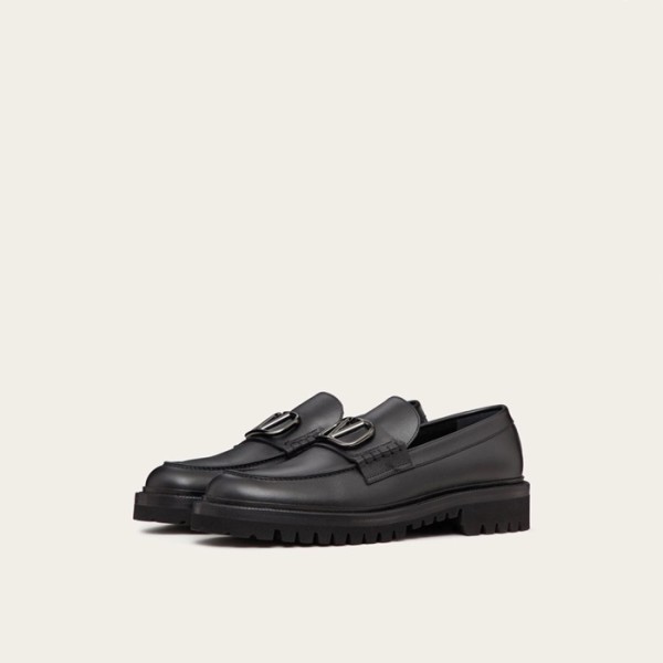 ✨발렌티노 남성 블랙 로퍼 - Valentino Mens Black Loafer - vas1385x