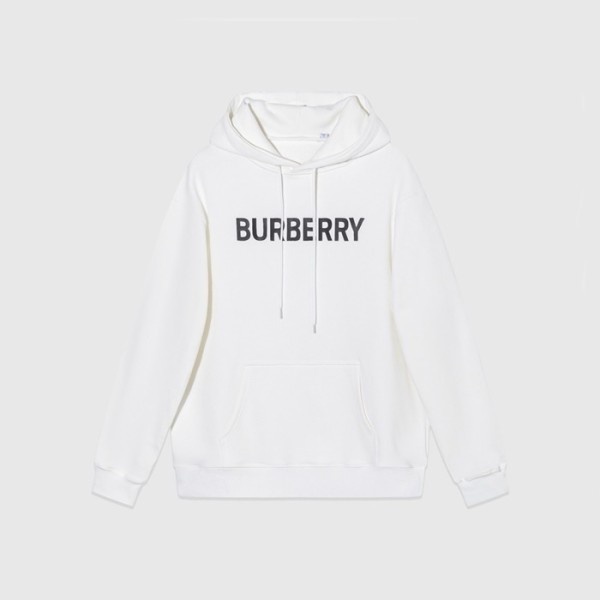 ✨버버리 남성 화이트 후드티 - Burberry Mens White Hoodie - buc2045x
