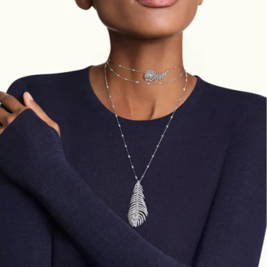 ❤부쉐론 여성 플륌 드 펑 목걸이 - Boucheron Womens White-gold Necklace - acc2340x