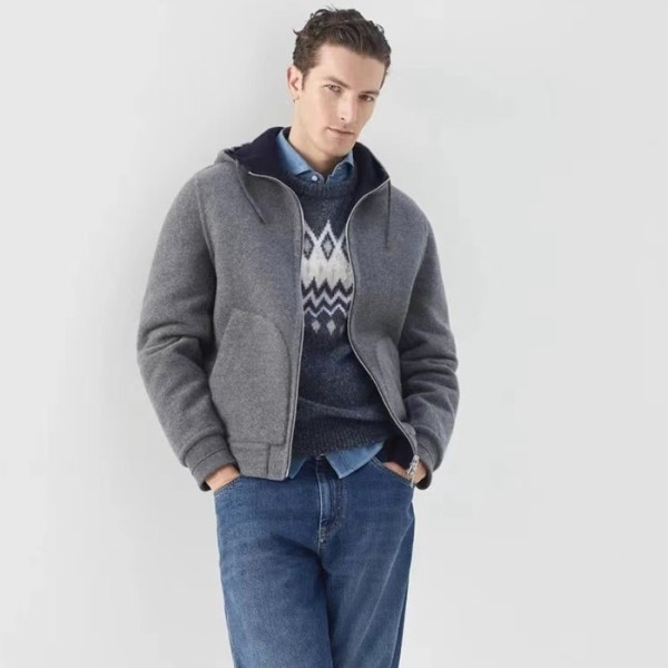 ✨브루넬로쿠치넬리 남성 양면 자켓 - Brunello Cucinelli Mens Bomber Jackets - bru2095x