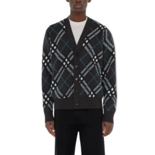 ✨버버리 남성 브이넥 가디건 - Burberry Mens V-neck Cardigan - buc2128x