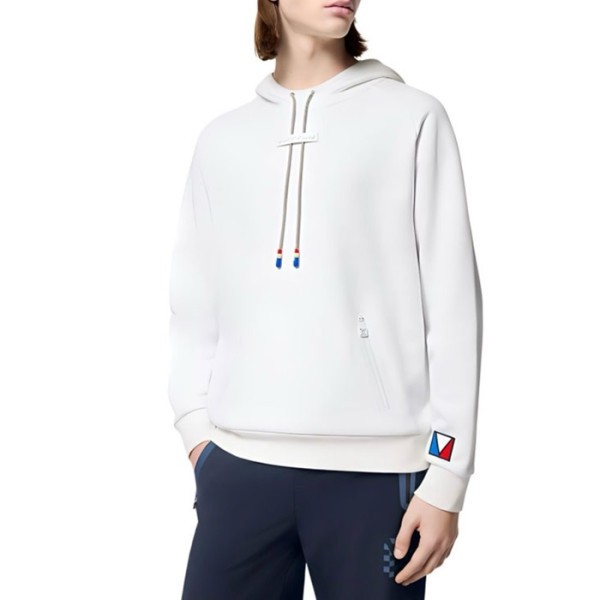 ✨루이비통 남성 화이트 후디 - Louis vuitton Mens White Hoodie - lvc2130x