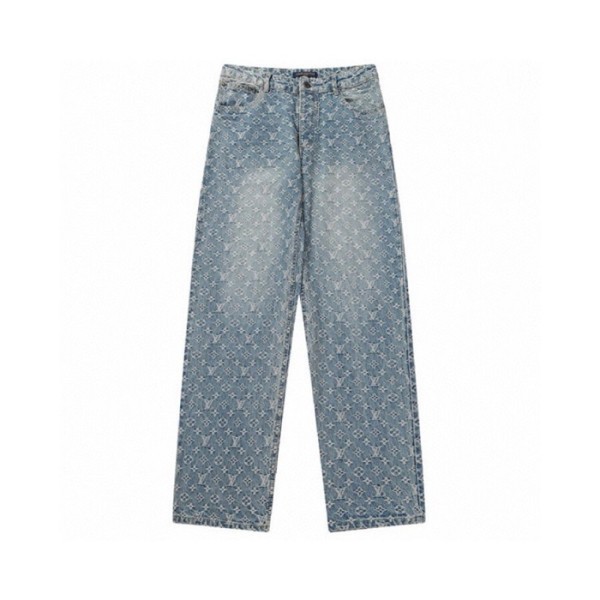 ✨루이비통 남성 블루 청바지 - Louis vuitton Mens Blue Jeans - lvc2145x