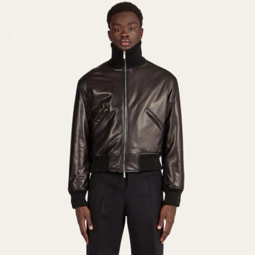 ❤페라가모 남성 가죽 재킷 - Ferragamo Mens Leather Jacket - fec2154x