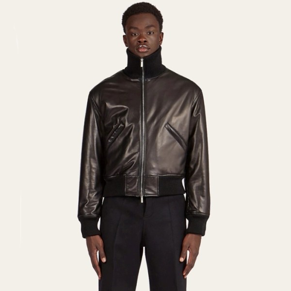 ✨페라가모 남성 가죽 재킷 - Ferragamo Mens Leather Jacket - fec2154x