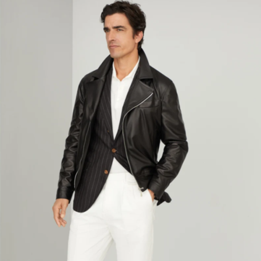 ❤브루넬로쿠치넬리 남성 가죽 자켓 - Brunello Cucinelli Mens Polo Jackets - brc2209x