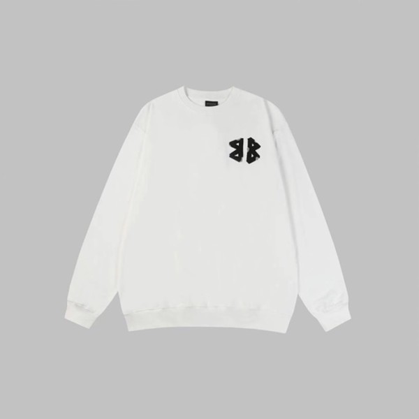 ✨발렌시아가 남성 화이트 맨투맨 - Balenciaga Mens White Tshirts - bac2212x