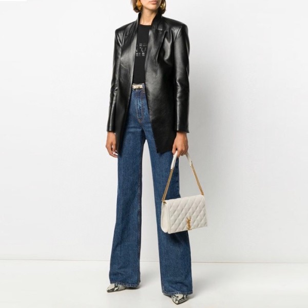 ✨입생로랑 여성 퀄트 베키 체익 백 - Saint Laurent Womens Becky Chain Bag - ysb2520x