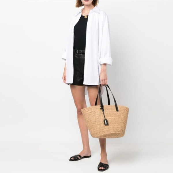 ✨입생로랑 여성 라피아 쇼퍼 백 - Saint Laurent Womens Shoppinf Bag - ysb2572x