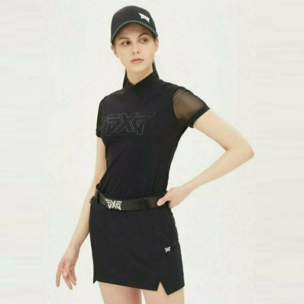 ✨PXG 여성 썸머 시스루 L넥 반팔티 - gol1267x