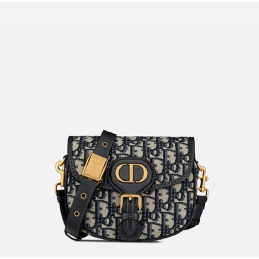 ❤디올 여성 블루 오블리크 자카드 바비백 스몰 - Dior Oblique Jacquard  Bobby Bag- di2571z