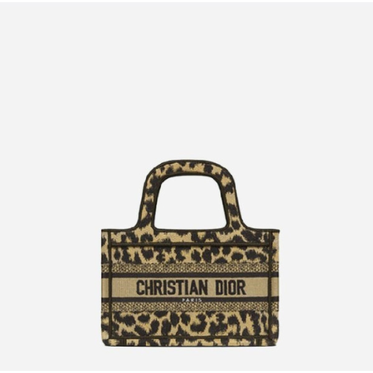 ❤디올 여성  멀티컬러 베이지 자수 북 토트백 미니 - Dior Embroidery Mini Tote Bag- di2580z