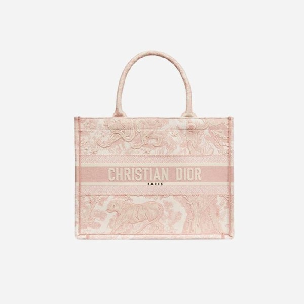 ✨디올 여성 투알 드 주이 자수 북 토트백 미디엄 - Dior Roald Embroidery Medium Tote Bag- di2581z