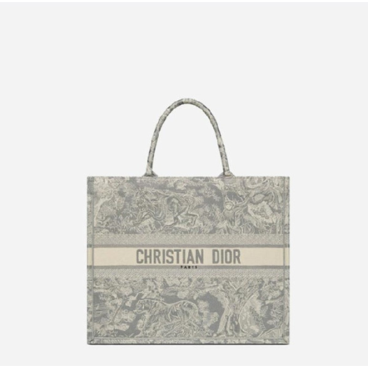 ❤디올 여성 그레이 투알 드 주이 리버스 자수 북 토트백 라지- Dior  Roald Rivers Embroidery large Tote Bag- di2588z