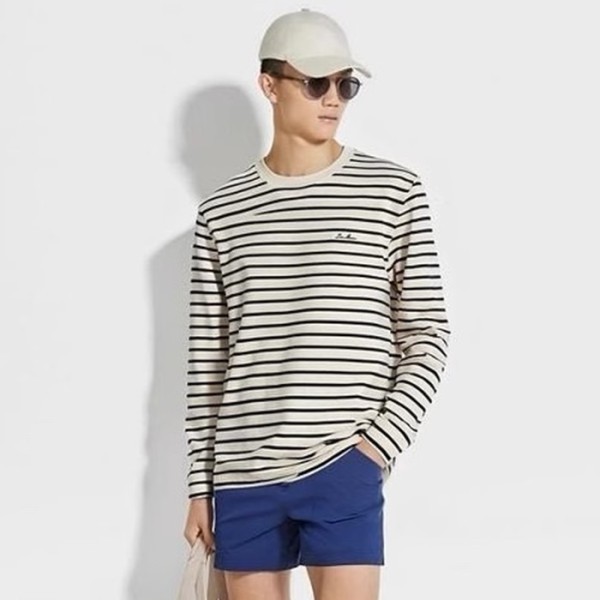 ✨로로피아나 남성 라운드 긴팔티 - Loro Piana Mens Round Tshirts - lpc2350x