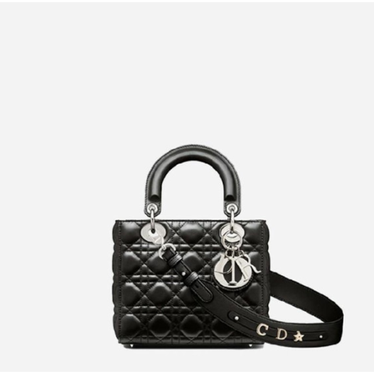 ❤디올 여성 블랙 까나쥬 레이디백 스몰 - Dior Cannage Lady Small Bag- di2601z