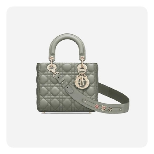 ❤디올 여성 그레이 까나쥬 레이디백 스몰- Dior Cannage Lady Small Bag- di2603z