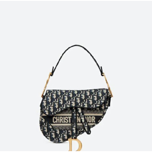 ❤디올 블루 오블리크 자수 새들 백- Dior Oblique Jacquard Saddle Bag- di2625z