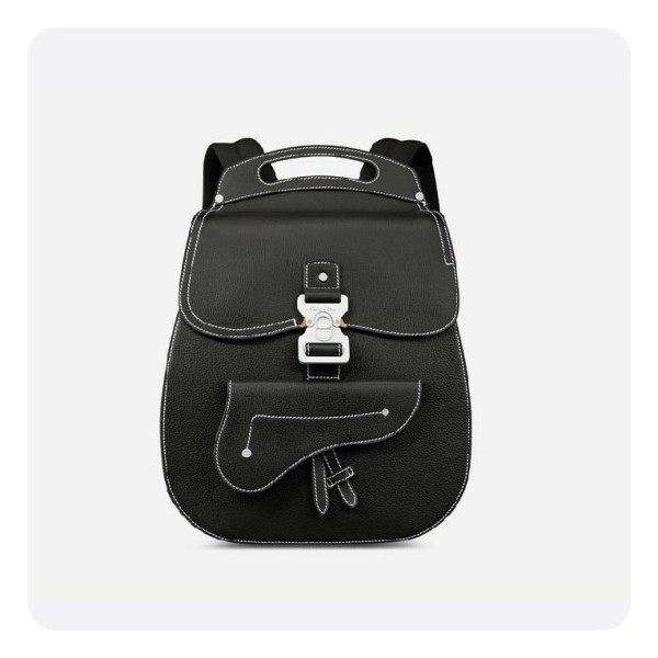 ✨디올 블랙 그레인 갤럽 백팩- Dior Grain Gallup Backpack Bag- di2640z