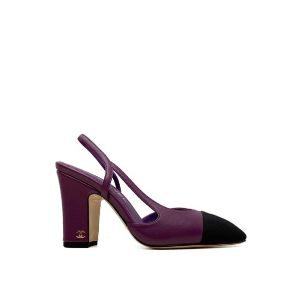 ✨샤넬 여성 하이힐 슬링백 - Chanel Womens Purple Slingback - chs1439x