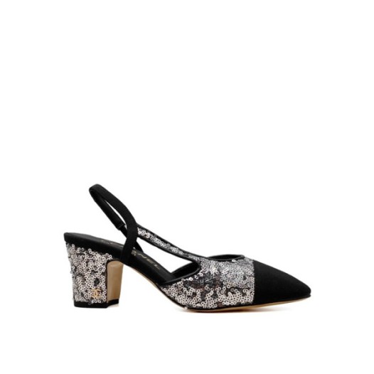 ❤샤넬 여성 미들힐 슬링백 - Chanel Womens Glitter Slingback - chs1441x