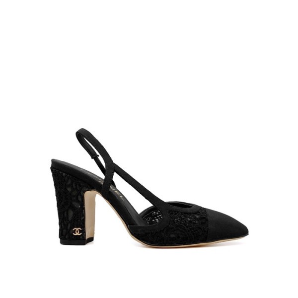 ✨샤넬 여성 하이힐 슬링백 - Chanel Womens Black Slingback - chs1444x