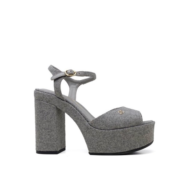 ✨샤넬 여성 하이힐 슬링백 - Chanel Womens Gray Slingback - chs1467x