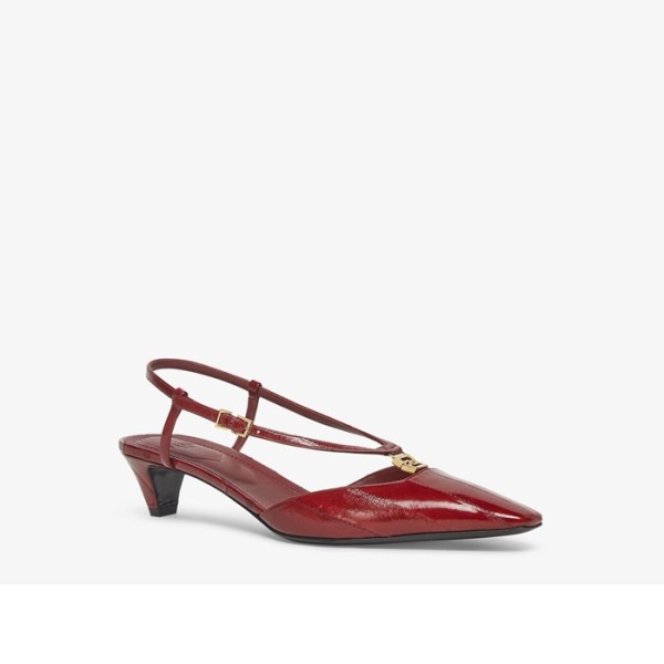✨펜디 여성 레드 슬링백 - Fendi Womens Red Slingback - fes1496x