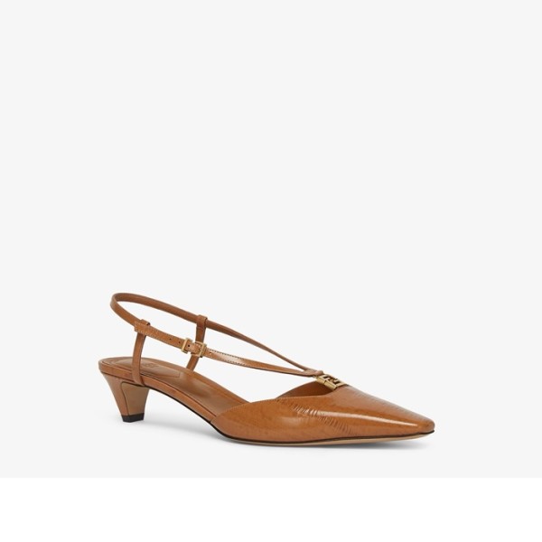✨펜디 여성 탄 슬링백 - Fendi Womens Tan Slingback - fes1497x