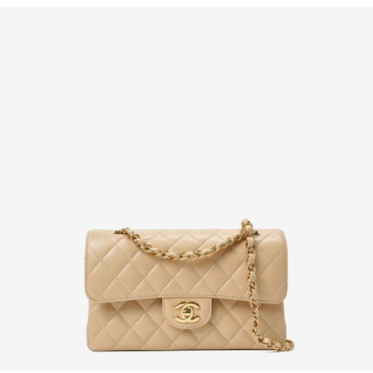 ❤샤넬 클래식 캐비어 스몰 베이지 골드  - Chanel Classic Caviar Small  Bag- ch2651z