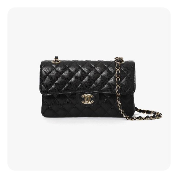 ✨샤넬 클래식 캐비어 스몰 블랙 골드 / 실버 - Chanel Classic Caviar Small  Bag- ch2652z