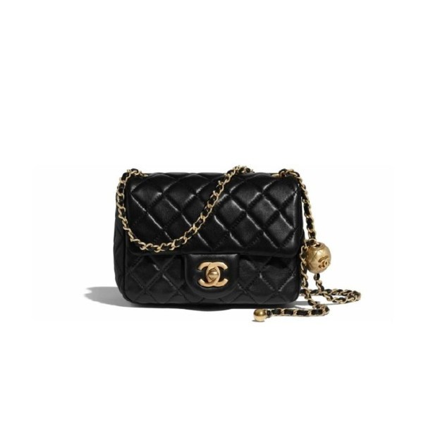 ✨샤넬  쁘띠삭 플랩백 골드볼 블랙 골드 - Chanel Petit Sac Flap Bag- ch2659z