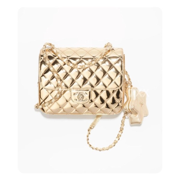 ✨샤넬 플랩백 & 스타 코인 지갑 골드 - Chanel Flap Bag & Star  Coin Noun- ch2664z