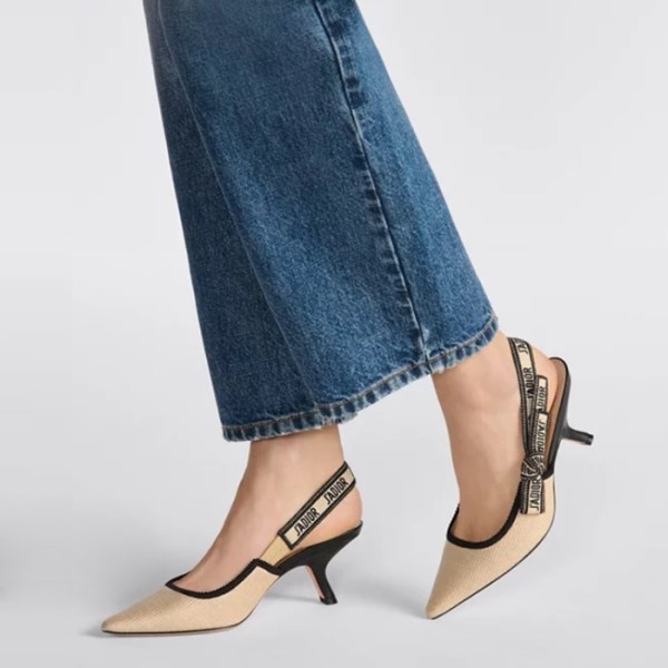 ✨디올 여성 JADIOR 슬링백 펌프스 - Dior Womens Black Pumps - dis1472x