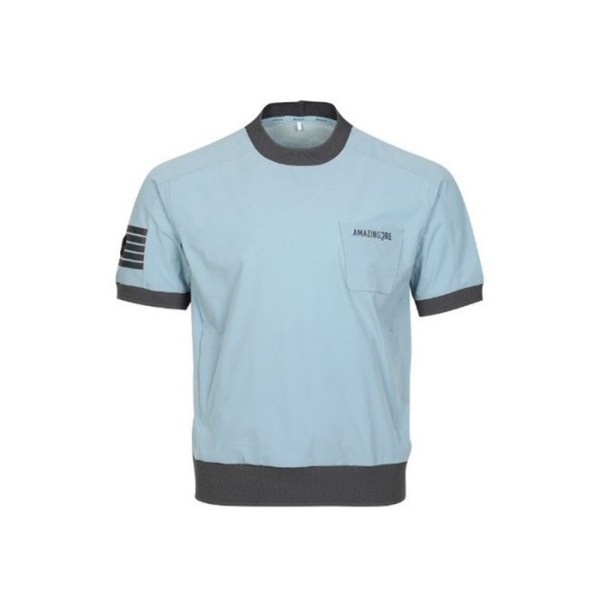 ✨[AMAZINGCRE] 어메이징크리 남성 에어서킷 하이브 테크메쉬 티셔츠 - gol1291x