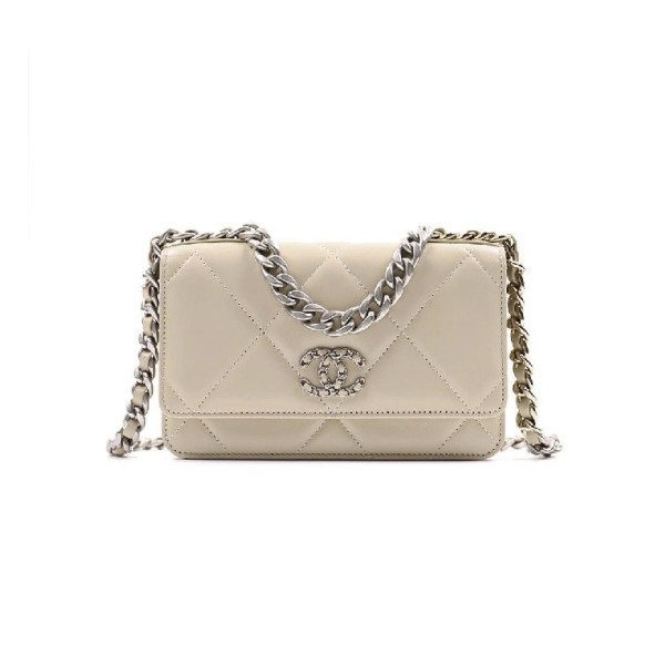 ✨샤넬 19 woc 베이지 실버  - Chane 19 woc Bag - ch2702z