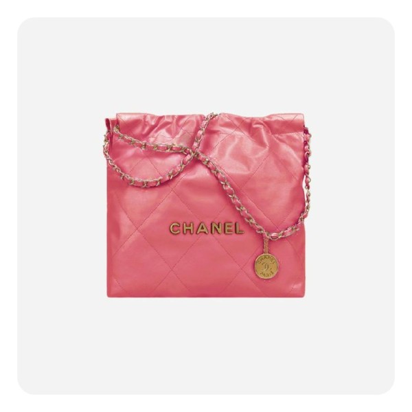 ✨샤넬 22백 미디움 코랄핑크 골드- Chane 22 Bag Medium Bag - ch2714z