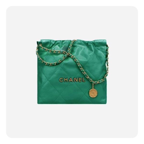 ✨샤넬 22백 스몰 그린 골드- Chane 22 Bag Small Bag - ch2715z